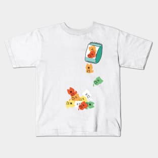 Cat Dog Fudge Soft Sweet Jelly Drop Kids T-Shirt